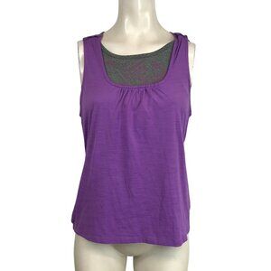 NOVARA - WOMEN'S MEDIUM - PURPLE SLEEVELESS ROUND NECK CYCLING TANK TOP